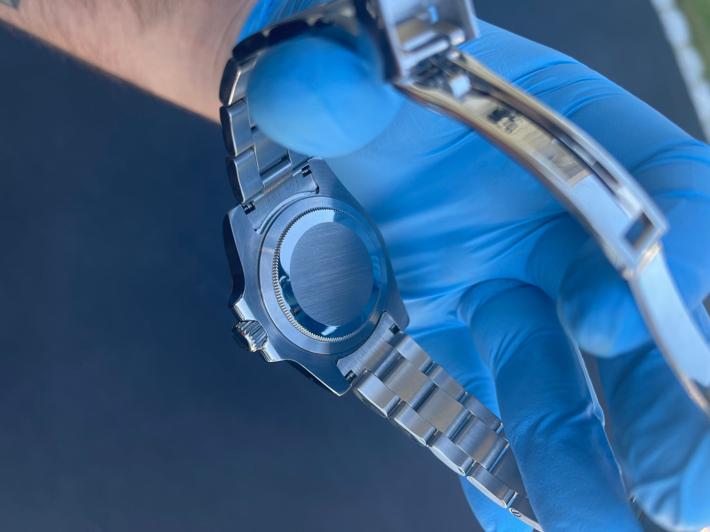 Mother of Pearl Dual Time Diver